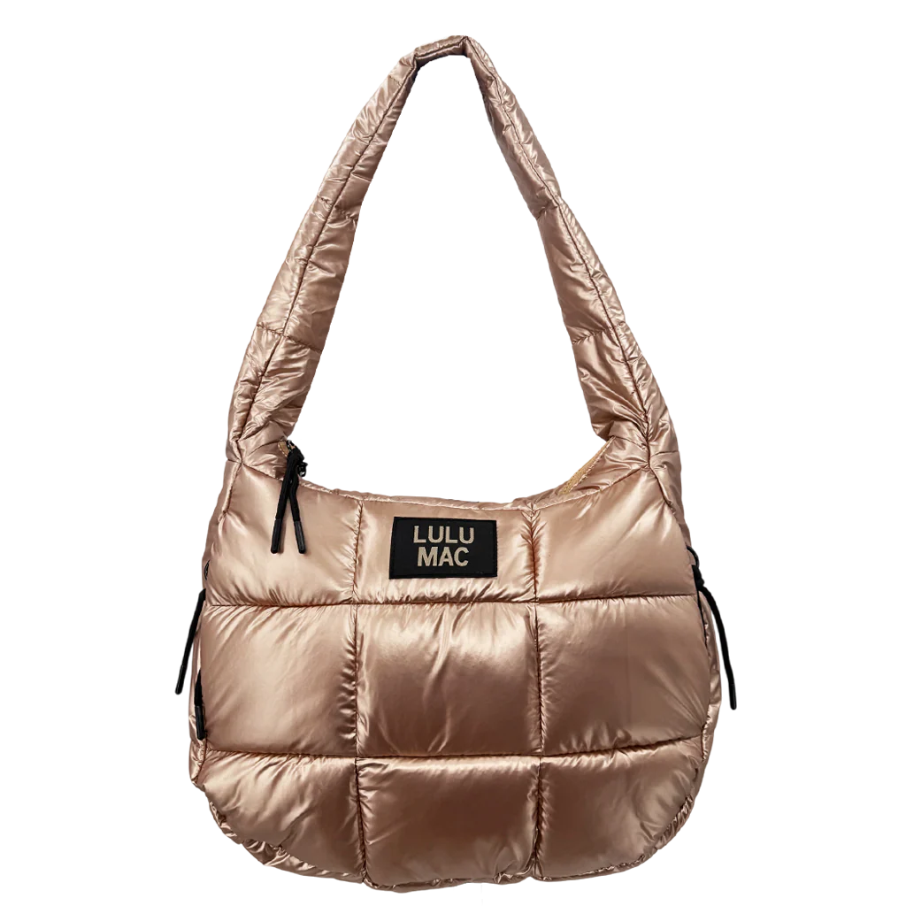 LULU MAC Puffer Metallic Tote-3 Color Options