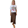 Leopard Animal Print Long Skirt