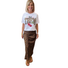 Leopard Animal Print Long Skirt