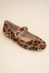 Leopard Mary Jane Fall Flats