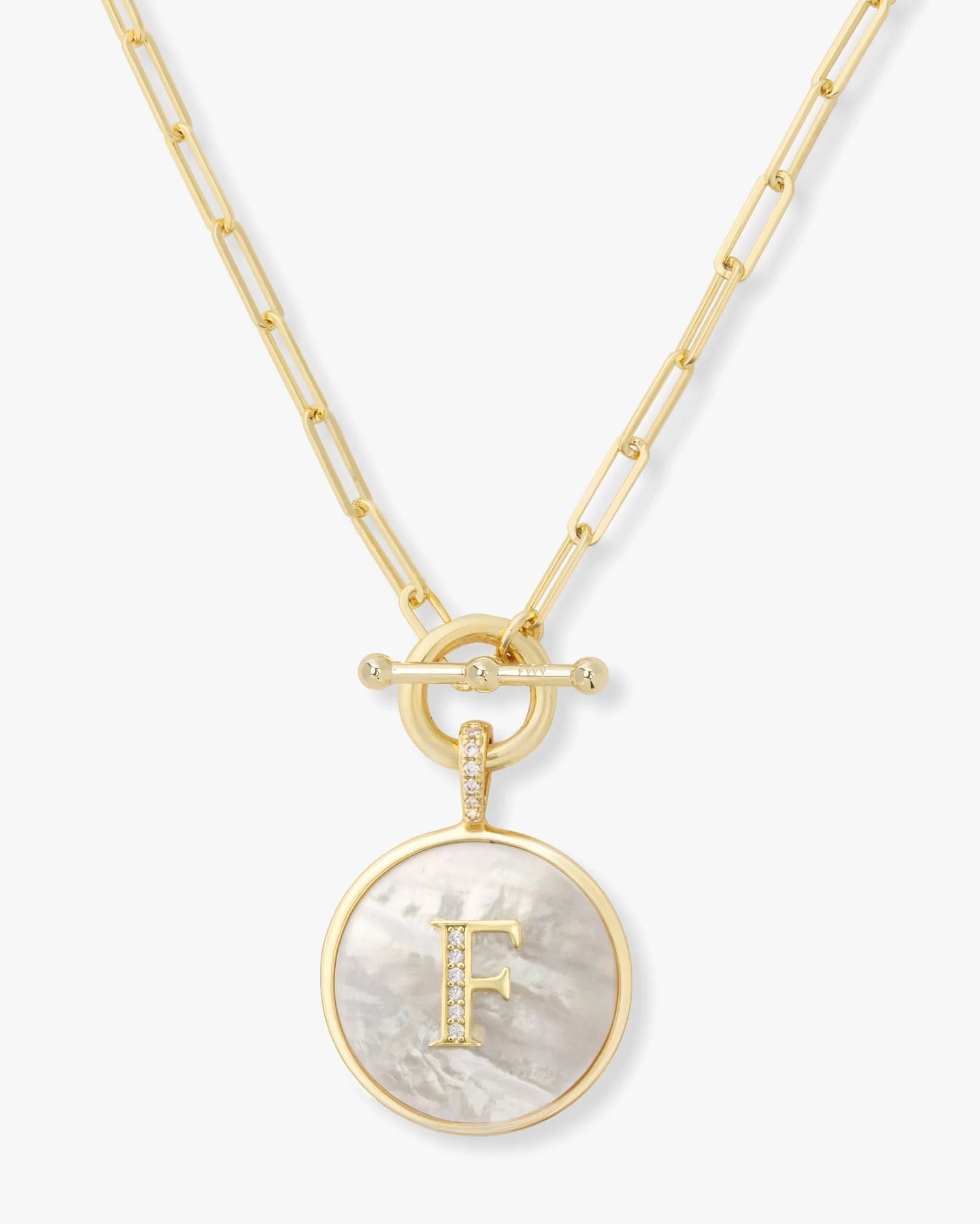 Melinda Maria - Love Letters Medallion Necklace - F