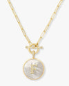 Melinda Maria - Love Letters Medallion Necklace - F