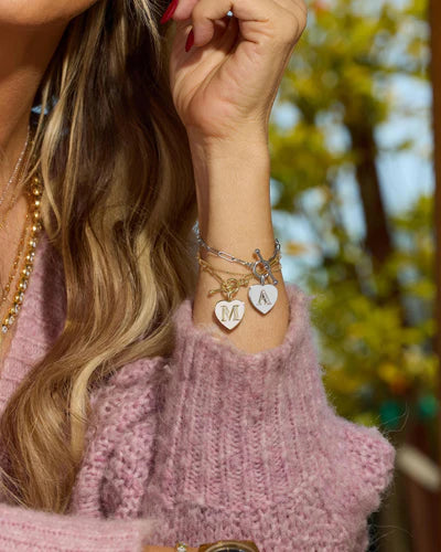 Melinda Maria - Love Letter Charm Bracelet - S