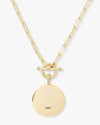 Melinda Maria - Love Letters Medallion Necklace - S