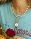 Melinda Maria - Love Letters Medallion Necklace - S