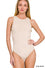 Boat Neck Sleeveless Bodysuit - 5 Colors