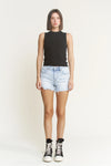 Mica - Super High Vintage Raw Hem Shorts