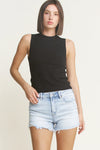Mica - Super High Vintage Raw Hem Shorts