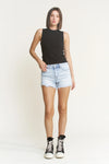 Mica - Super High Vintage Raw Hem Shorts
