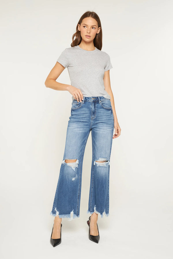 Mica Jeans - Super High Distressed Jeans