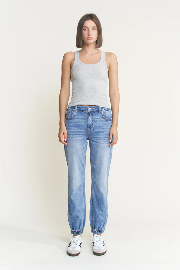 Mica Super High Rise Denim Jogger