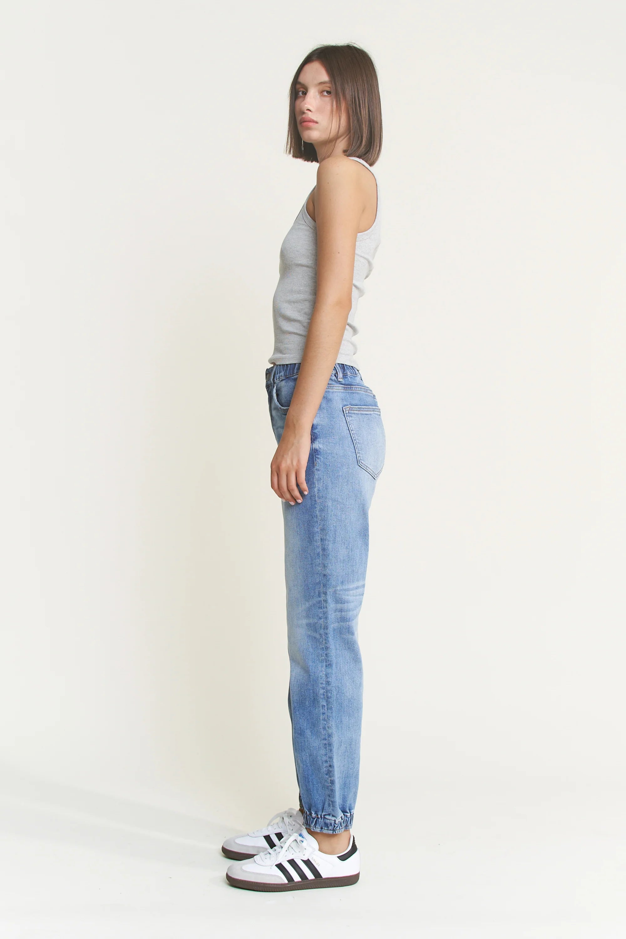 Mica Super High Rise Denim Jogger