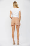 Mica High Rise Vintage Denim Shorts Burnt Orange