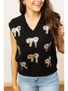 Midnight Bows Vest
