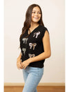Midnight Bows Vest