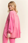 Mineral Washed Valentines Heart Sweatshirts