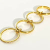 Multi Band Eternity Ring Band- Stacking Bands - 3 Options