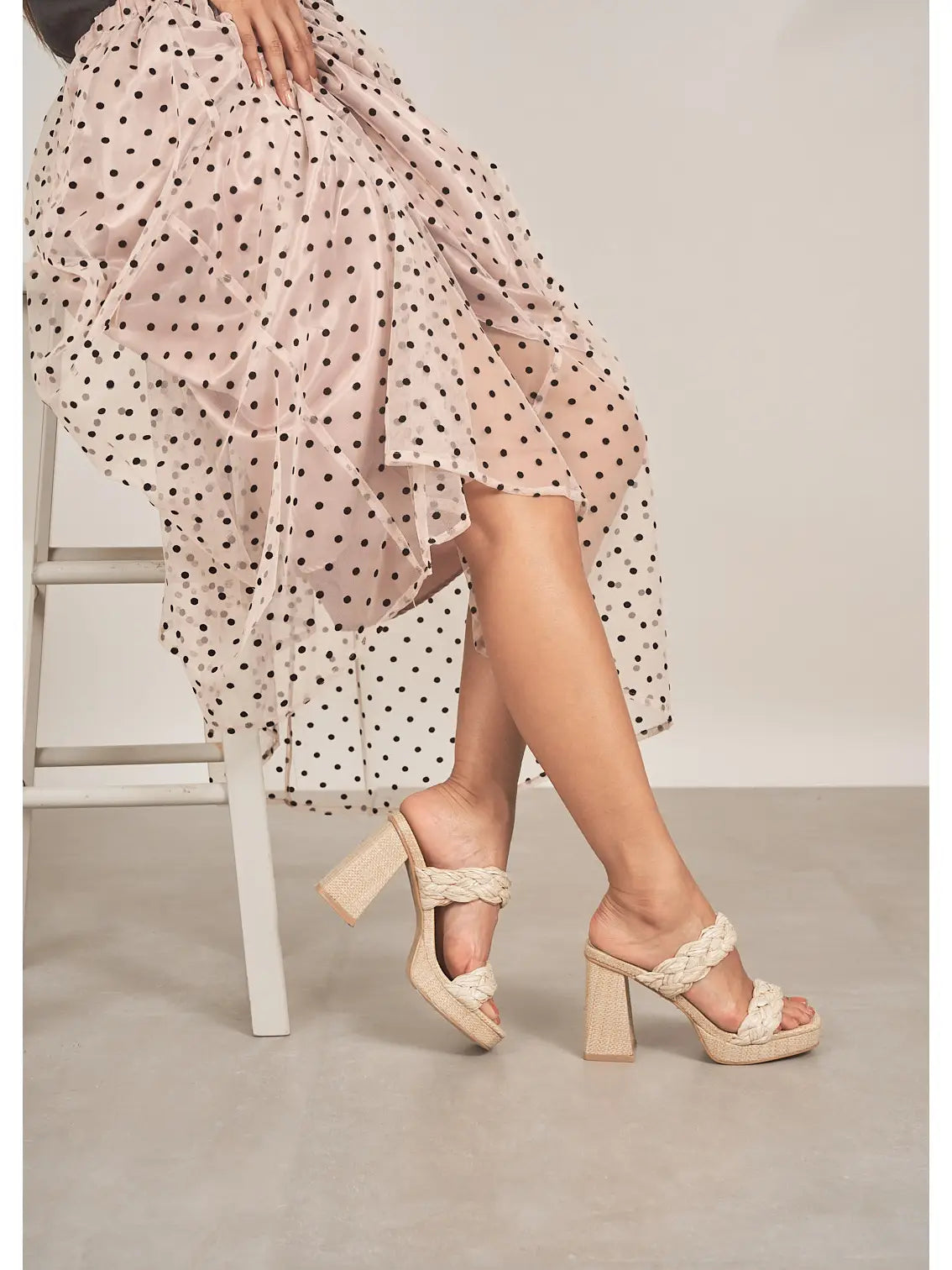 Chloe Slides with Heels