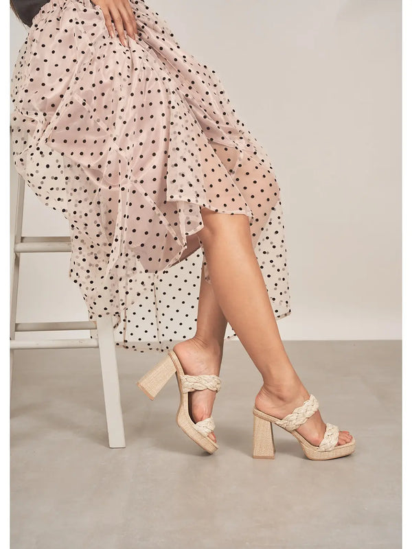Chloe Slides with Heels