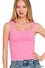 Double-Layer Square Neck Tank
