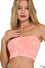 Washed Ribbed Seamless Tube Top - 4 Colors Zenana