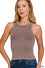 Ribbed Washed Seamless Tank Top