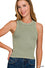 Ribbed Washed Seamless Tank Top