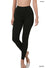 Premium Cotton Full Length Leggings Black  1