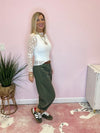 Lace Pattern Sheer Long Sleeve Top