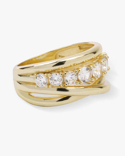 Melinda Maria - Oh She Fancy Stacked Diamond Ring