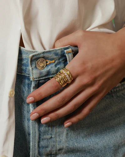 Melinda Maria - Oh She Fancy Stacked Diamond Ring