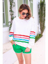Out of Town Sequin Pullover