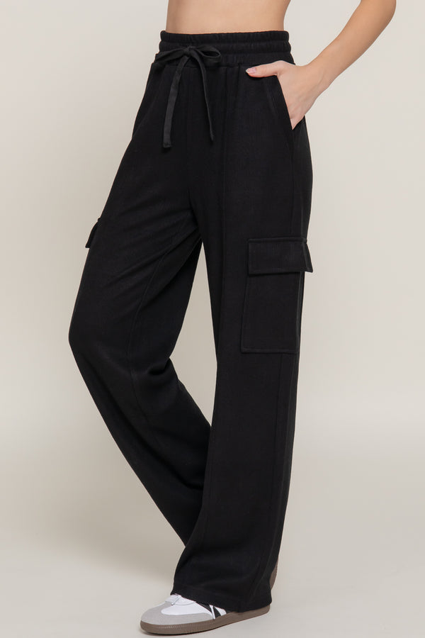 Side Pocket Knit Corduroy Long Pants