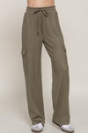 Side Pocket Knit Corduroy Long Pants