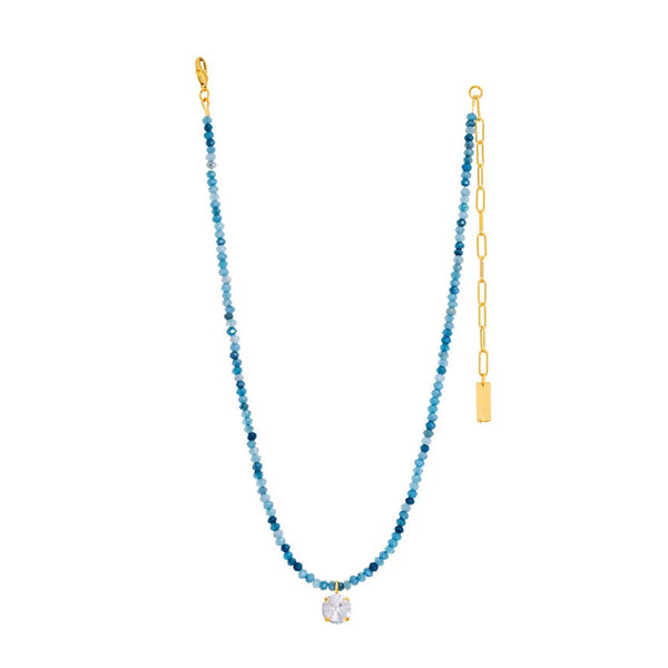 TOVA - Paige Necklace in Teal