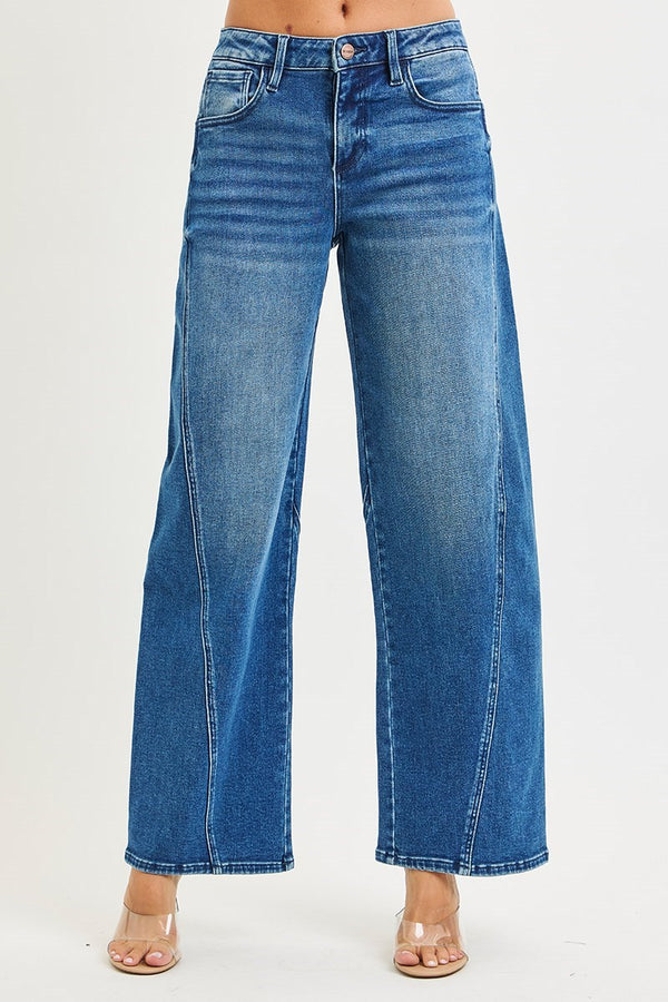 Slouchy Barrel Jeans Risen