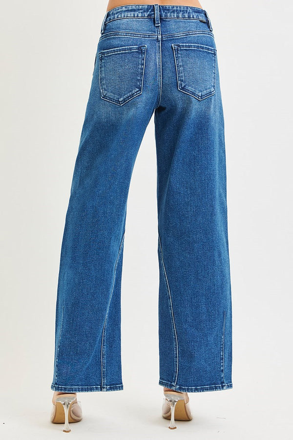 Slouchy Barrel Jeans Risen