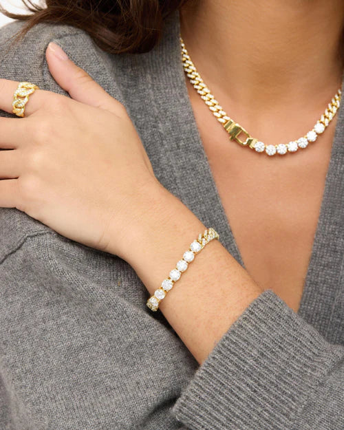 Melinda Maria - Pave Julian Loves Diamonds Bracelet