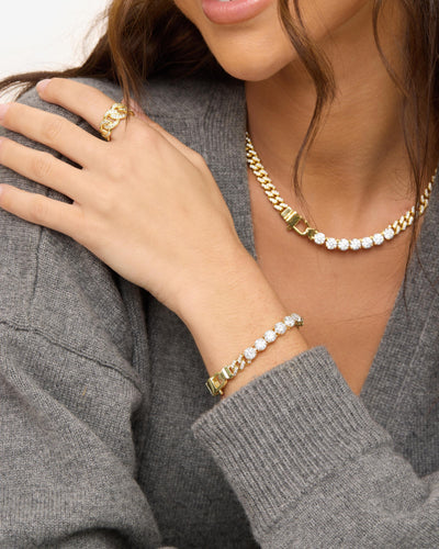 Melinda Maria - Pave Julian Loves Diamonds Bracelet