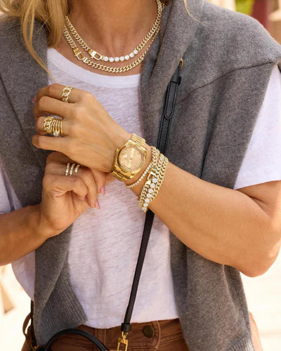 Melinda Maria - Pave Julian Loves Diamonds Bracelet