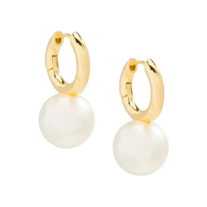 Pearl Drop Huggee Earring