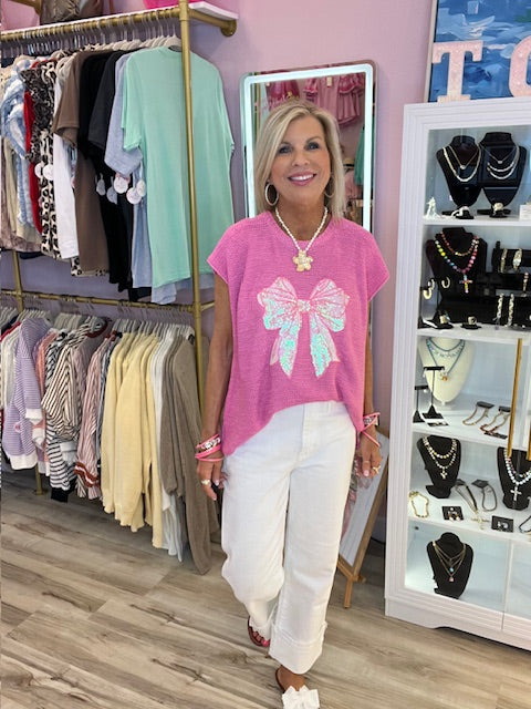 Pretty in Bows Sweater