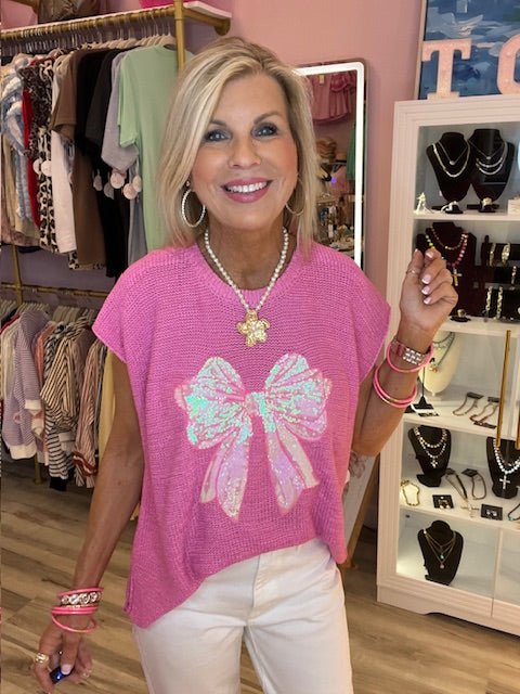 Pretty in Bows Sweater