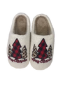 Plaid Christmas Tree Slipper