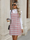 Plaid Jumper Dress