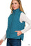 Quilted Vest Teal