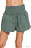 Windbreaker Smocked Waistband Running Shorts 2-Colors