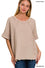 Washed Double Gauze Raglan Sleeve Shirt