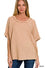 Washed Double Gauze Raglan Sleeve Shirt