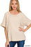 Washed Double Gauze Raglan Sleeve Shirt